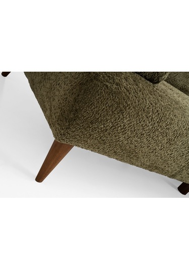 Riva Ahşap Ayaklı Köşe Takımı Yeşil