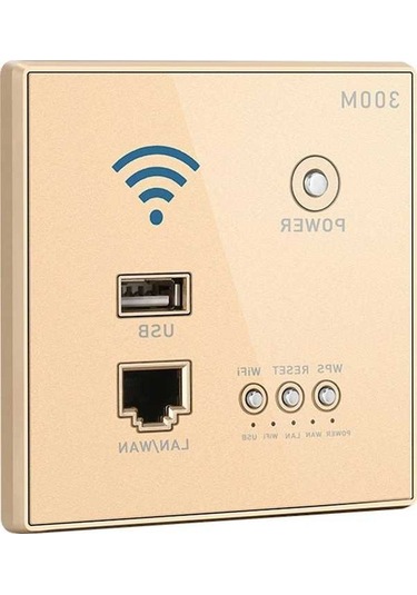 Novahub 300mbps Duvar Tipi Wifi Router - Wps Şifreleme, Usb, 802.11n Kablosuz, Optimizasyonlu