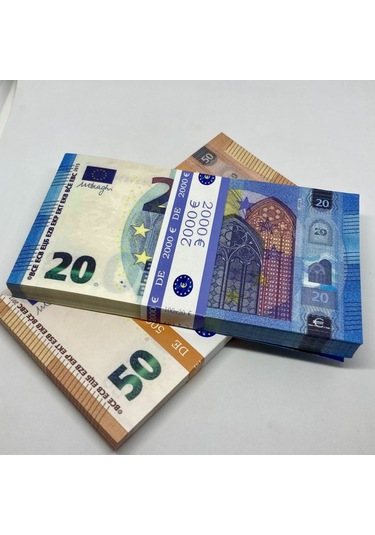 Aykar 200 Adet Geçersiz 20 Ve 50 Euro Düğün Para Dizi Film Tiktok Ve