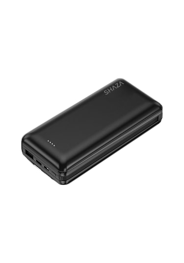 Shaza 20.000 Mah 4in1 Smart Chip Powerbank Siyah