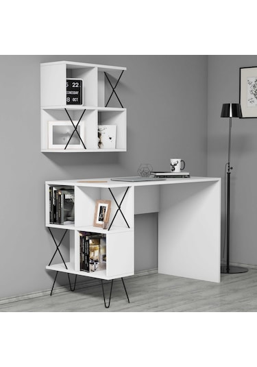 Variant Variant Extra Duvar Raflı Çalışma Masası