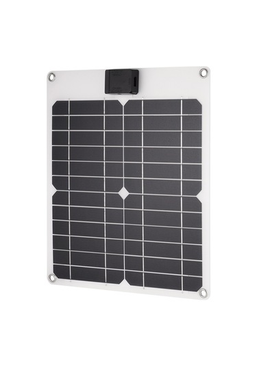 Pazly 15w Monokristal Güneş Paneli - Araç, Tekne Ve Rv Akü Şarj Cihazı - Usb/dc Çıkışlı - Su Geçirmez Taşınabilir Şarj Aleti - Enerji Depolama Çözümü