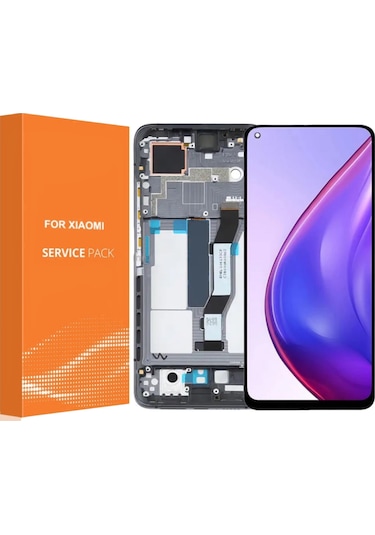 Xiaomi Mi 10t Mi 10t Pro Lcd Ekran Dokunmatik Kasalı Siyah Servis