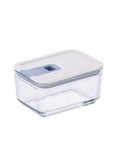 Neoflam Perfect Seal Dikdörtgen Cam Saklama Kabı 500 ML Beyaz