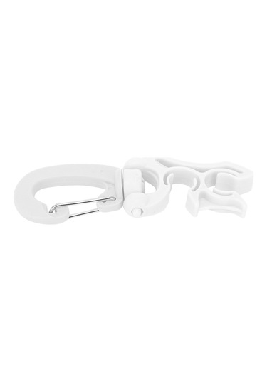 Ximistore9 Su Dalış Regülatör Borusu Tutucu, Bc'ye Hızlı Takılabilir Esnek Plastik Kanca, Alçak Basınç Borularını Sabitler - Beyaz