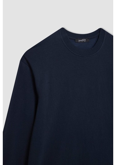 Defacto Bisiklet Yaka Etek Ucu Detaylı Basic Düz Sweatshirt Lacivert Tunik A9529AX24AUNV248 Lacivert Defacto Bisiklet Yaka Etek Ucu Detaylı Basic Düz Sweatshirt Lacivert Tunik A9529AX24AUNV248 Lacivert