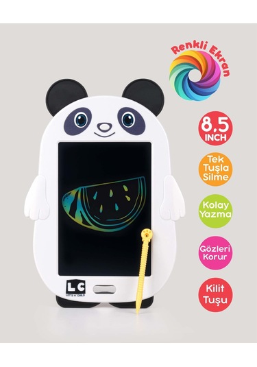 Sevimli Panda Dijital Çizim Tableti 8,5 İnç Lc-31074 Beyaz
