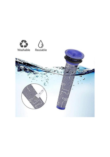 Gajeena Dyson V6 Serisi Toz Torbasız Süpürge İçin Yedek Filtre Ve Fırça Seti - Hepa Filtreli, 2'li Paket
