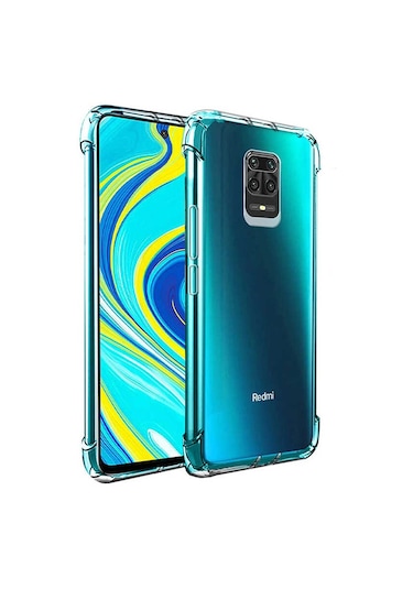 Xiaomi Redmi Note 9s Kılıf Zore Nitro Anti Shock Silikon Renksiz
