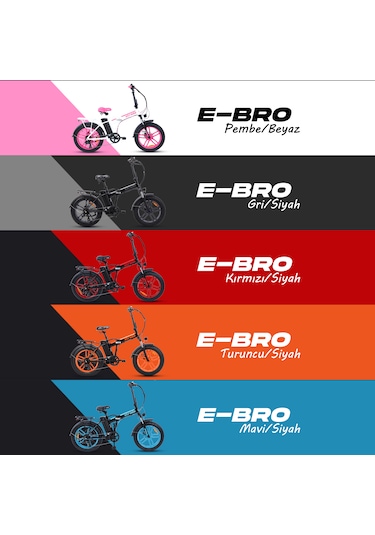 Strada E-bro 20 Jant Elektrikli Bisiklet Pembe