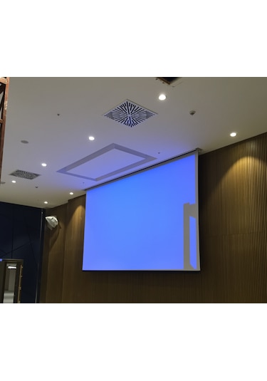 Sanper Sp-600 600X400 Motorlu Projeksiyon Perdesi
