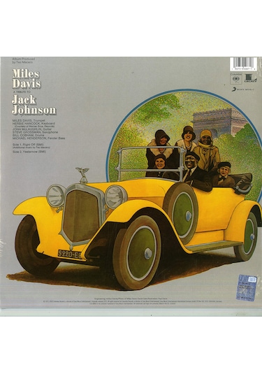 Miles Davis - A Tribute To Jack Johnson - 33 Lp Albüm Ambalajlı