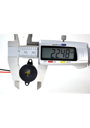 Mini Buzzer 12v Açık Kapı Far Sesli Uyarı Kesiksiz Düz Öter