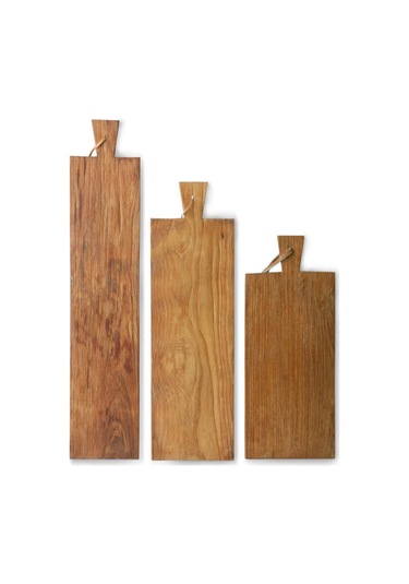 Masif Ekmek Kesme Tahtası 3'lü Set