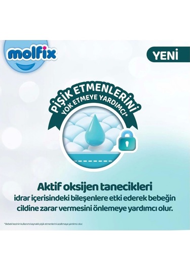 Molfix Premium Bebek Bezi Ultra Fırsat Paketi 3 Beden 4-9 Kg Standart 94 Adet