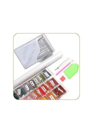 5d Dıy Noel Baba Nakış Tam Yuvarlak Elmas Çapraz Dikiş Taklidi Boyama Noel Dekor