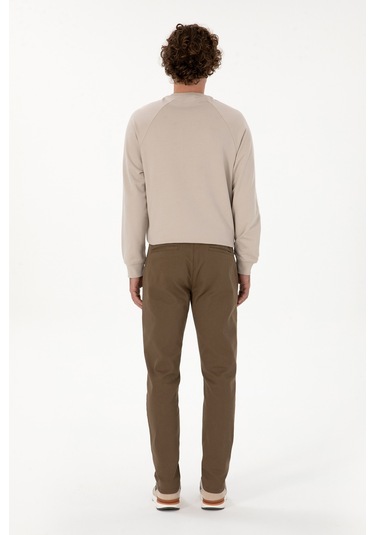 U.s. Polo Assn. Erkek Haki Pantolon Kanvas-chino 50316831-vr027 Haki