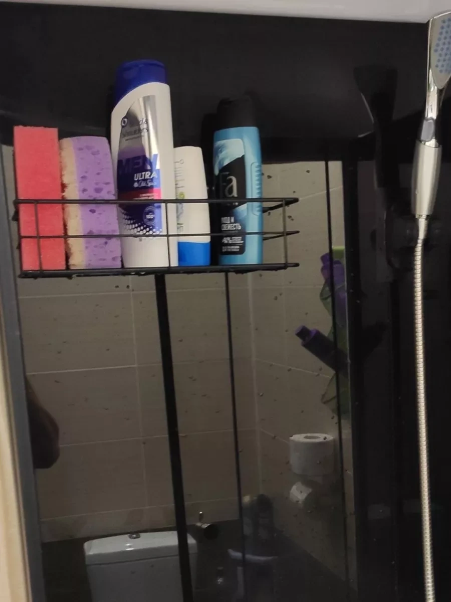 Potato Banyo Ve Mutfak İçin Yapışkanlı Siyah Asılı Raf. Content Caveat: Businesses Should Consult Legal Counsel To Ens Siyah