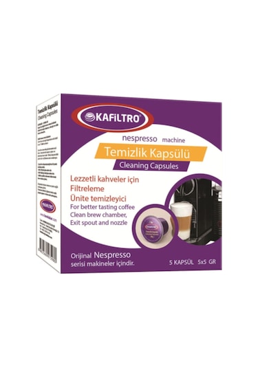 Kafiltro Nespresso Temizlik Kapsülü 5 Kapsül