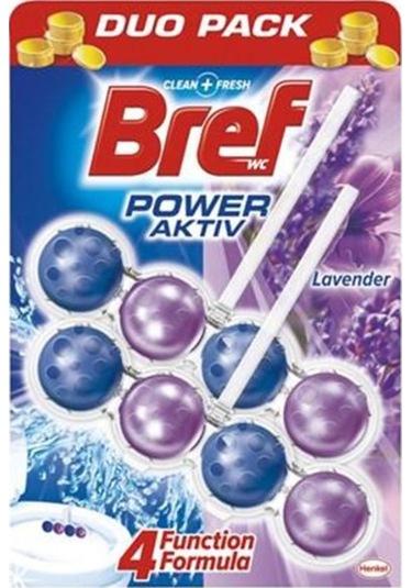 Bref Power Aktiv Wc Klozet Blok Lavanta 5'li 2 x 50 G