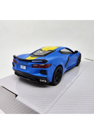 Kinsmart 2021 Corvette Baskıyla - 1/36 Ölçekli Döküm Model