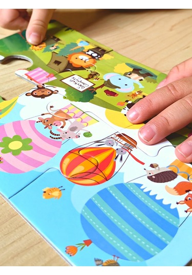 Doerkids Kademeli Taşıtlar Puzzle Eğitici Puzzle 30 Parça 4 In 1
