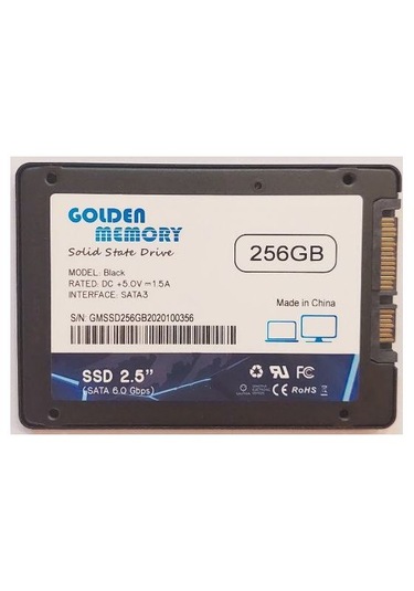 Golden Memory Gmssd256g 256gb 2.5" Sata3 6.0gbps Ssd Disk 1