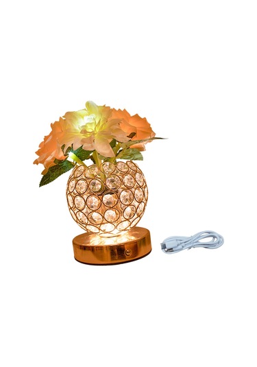 Suntek Gül Masa Lambası Gece Yapay Çiçek Yılbaşı Düğün Altın Diğer