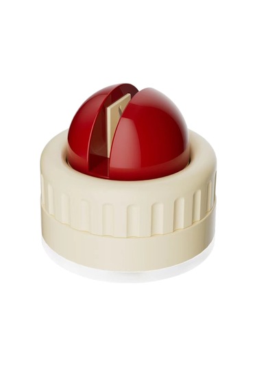 Jzcat Home Mutfak Topu Vantuz Bıçak Bileyici-kırmızı