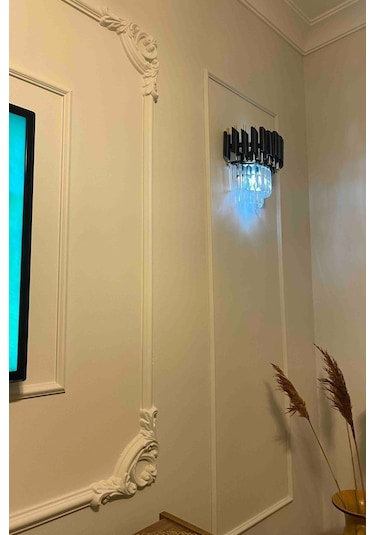 Decozza Boyanabilir Çıta Köşe Motifi 2,5 Cm Çıta Uyumlu4 Lü Paket