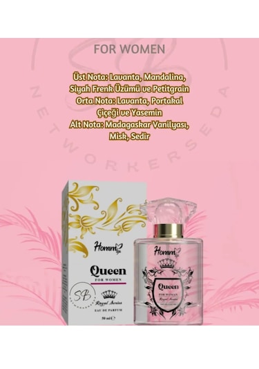 Homm Life Queen Kadın Parfüm EDP 50 ML