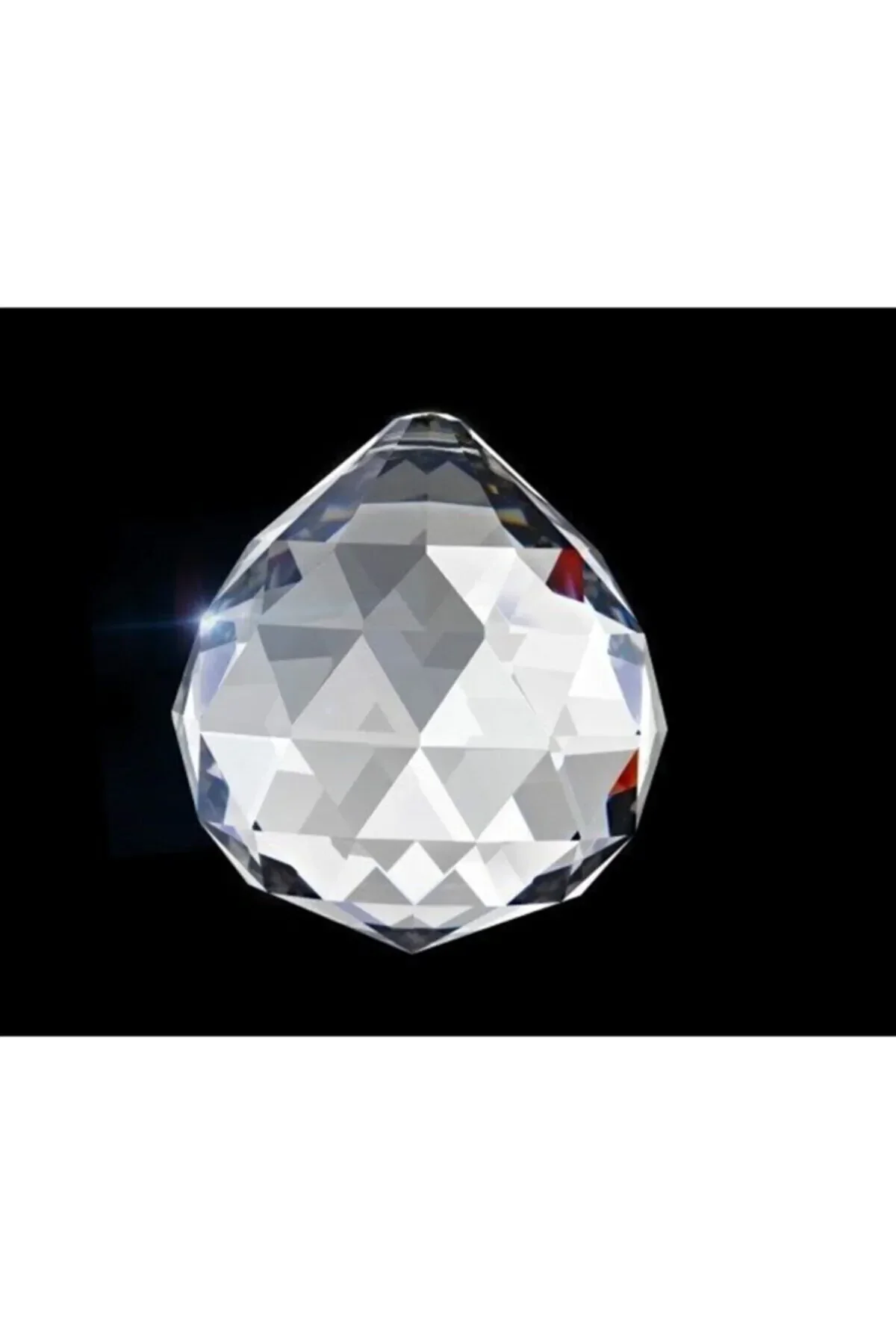 30 Mm Cam Toptaş Avize Taşı Şeffaf