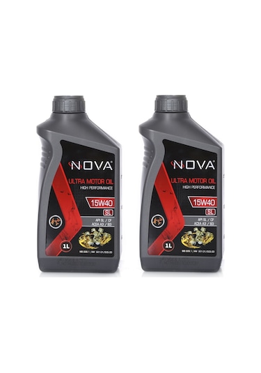 Nova 15W-40 Sl Motor Yağı 2 x 1 L