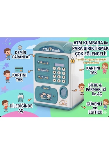 Toys Işıklı Tuşlu,sesli,parmakizi Görünümlü Paramatik