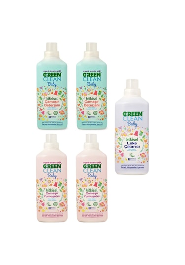 Baby Çamaşır Deterjanı Yumuşatıcı Leke Çıkarıcı Tam Set