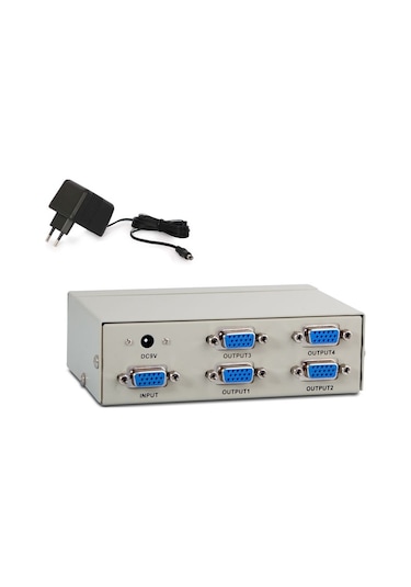 S Link Sl 2504 4'Lü Ekran Vga Coklayıcı 250Mhz