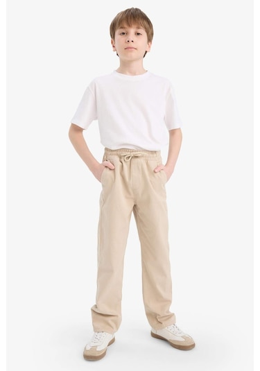 DeFacto Erkek Çocuk Düz Paça Basic Düz Gabardin Pantolon D5859A825SMBG670