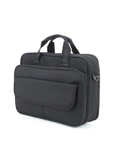 Case Club 104 Siyah 15.6 inç Omuz Askılı Evrak Laptop Çantası Siyah