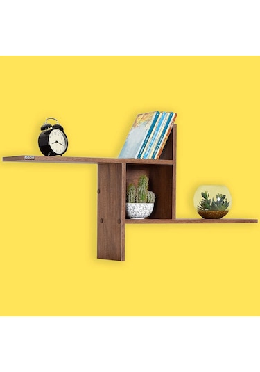 Adoremobilya Plus Dekoratif Duvar Rafı - Oslo Ceviz