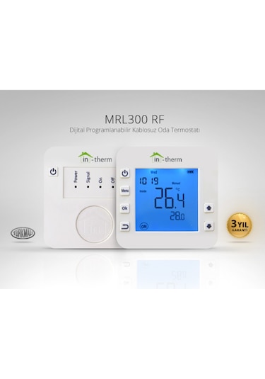 In-Therm MRL 300 RF TM Kablosuz Oda Termostatı