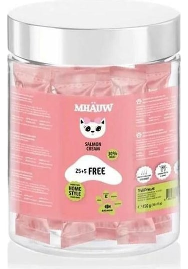 Mhauw Somonlu Sıvı Kedi Ödülü 30 x 15 G