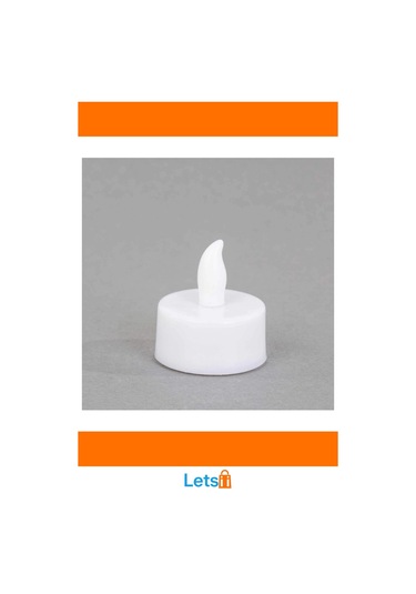 Pilli Led Tealight Mum 3.5 Cm Dekoratif Aydınlatma 1 Adet