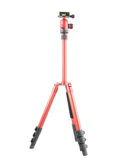 Jusino X-423S Tripod + Bs-08Q Tripod Kafası Kırmızı