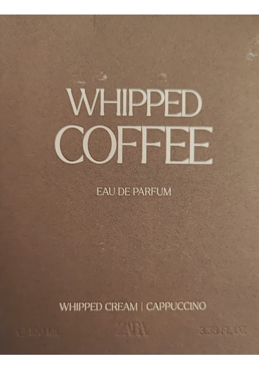 Zara Whıpped Coffee Edp 100ml 3.4 Fl. Oz .20120968999995 Çikolata