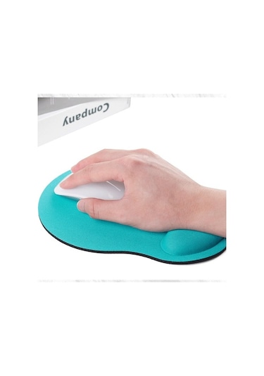 Ebitda 2 Adet Kırmızı Bez Jel Bilek Dinlendirme Mouse Pad, Masa Altlığı Ve Fincan Altlığı İçin Uygun Kırmızı
