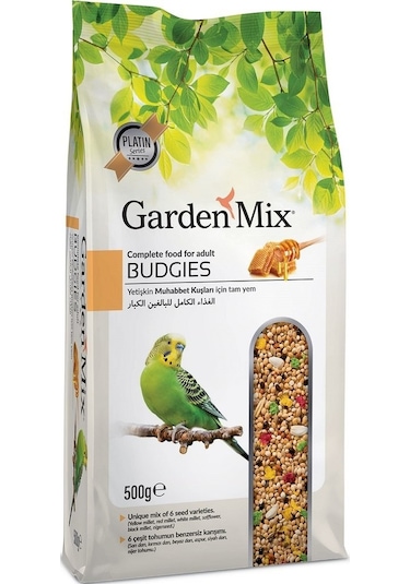 Garden Mix  Super Premium Ballı Muhabbet Kuşu Yemi 500 Gr