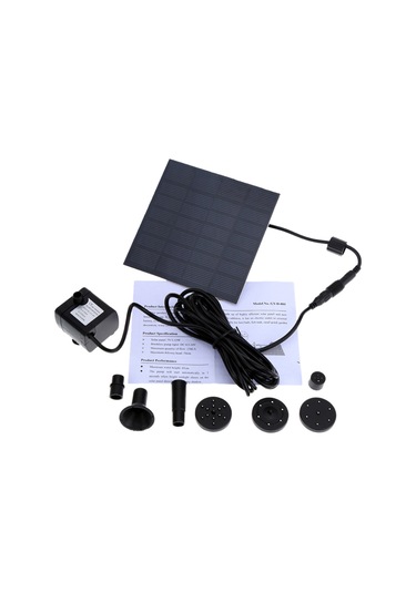 Lemestar Güneş Enerjili Sürekli Akışlı Su Pompa - Yüksek Verimli, Hızlı Başlangıç, 150l/h Akış, 50cm Lifting, Çevre Dost, Uzun Ömürlü