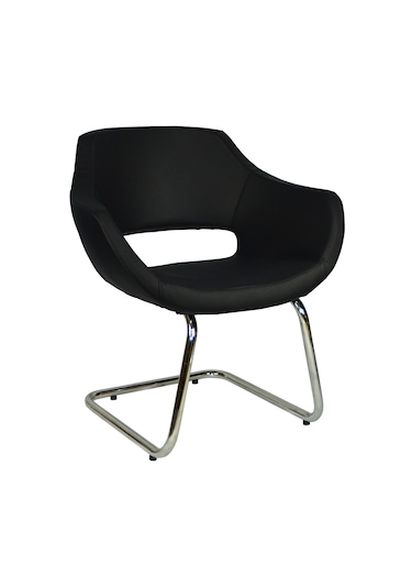 Mobilyakeyfi Bürocci Viva Misafir Koltuğu-Siyah-2021J0101