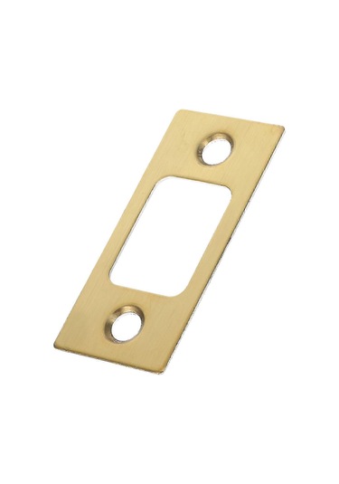 Kapı Mandalı Çarpma Plakası Ahşap Kapı Montajı Aşınmaya Dayanıklı Dikdörtgen Şekil 1 Paket