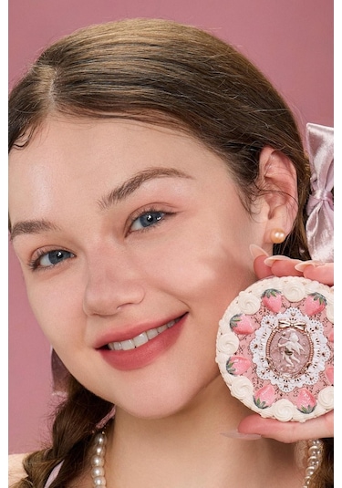 Flower Knows Strawberry Cupid Pore-blur Powder Pudra 01 Soft Lavender